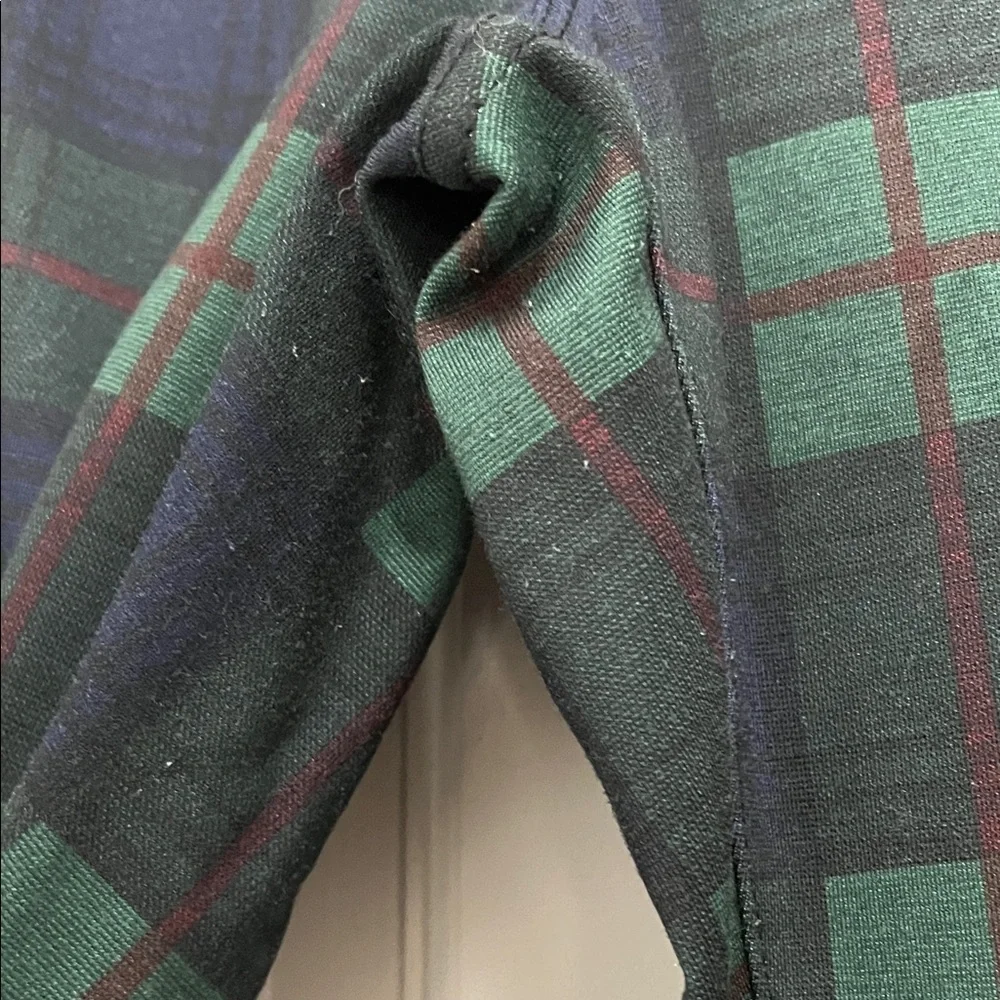 Sanctuary x Anthropologie Green Plaid Leggings - Size Medium